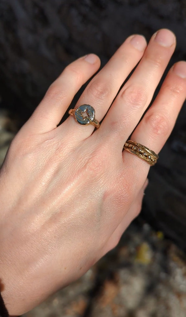 Atelier bague en bronze cire perdue