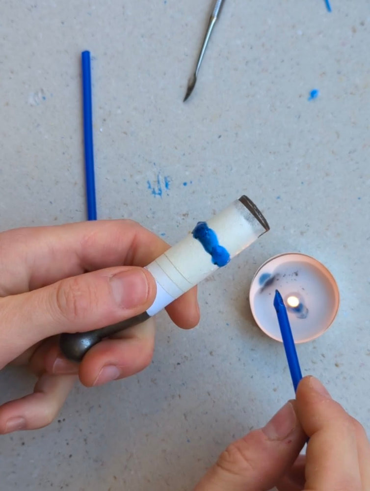 Atelier cire perdue bague en bronze